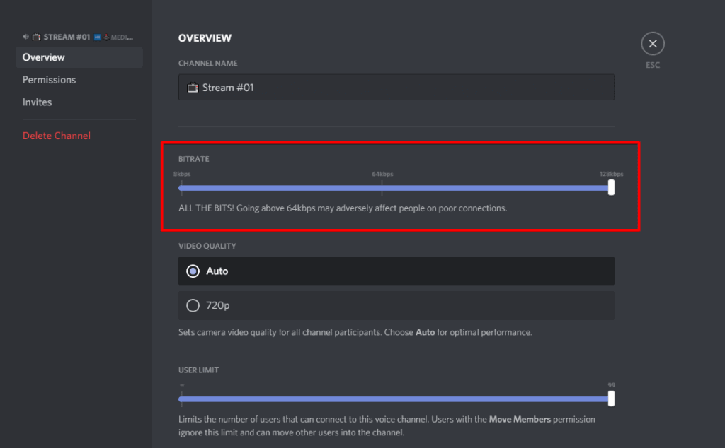 Discord Video Audio Customization