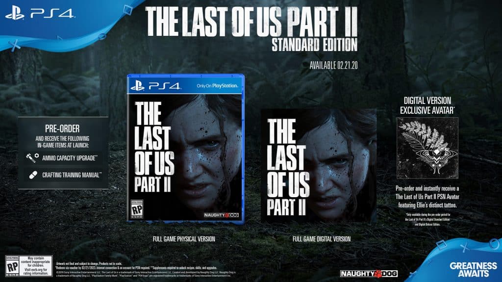 The Last of Us Part II game - Standard Edition 