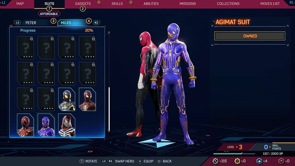 Spider Man 2 Miles Morales Agimat Suit